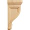 Ekena Millwork 4 3/4"W x 5"D x 10"H Traditional Recessed Corbel, Red Oak COR04X05X10TRRO - alternate 3